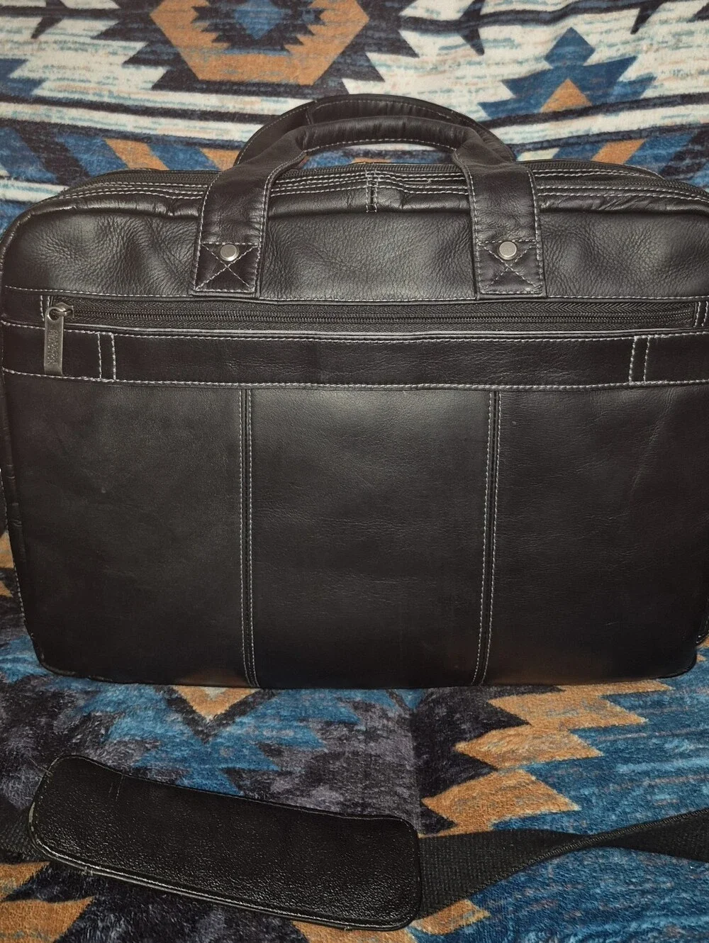🔥Kenneth Cole REACTION 'Out of the Bag' Manhattan Colombian Leather 15.6